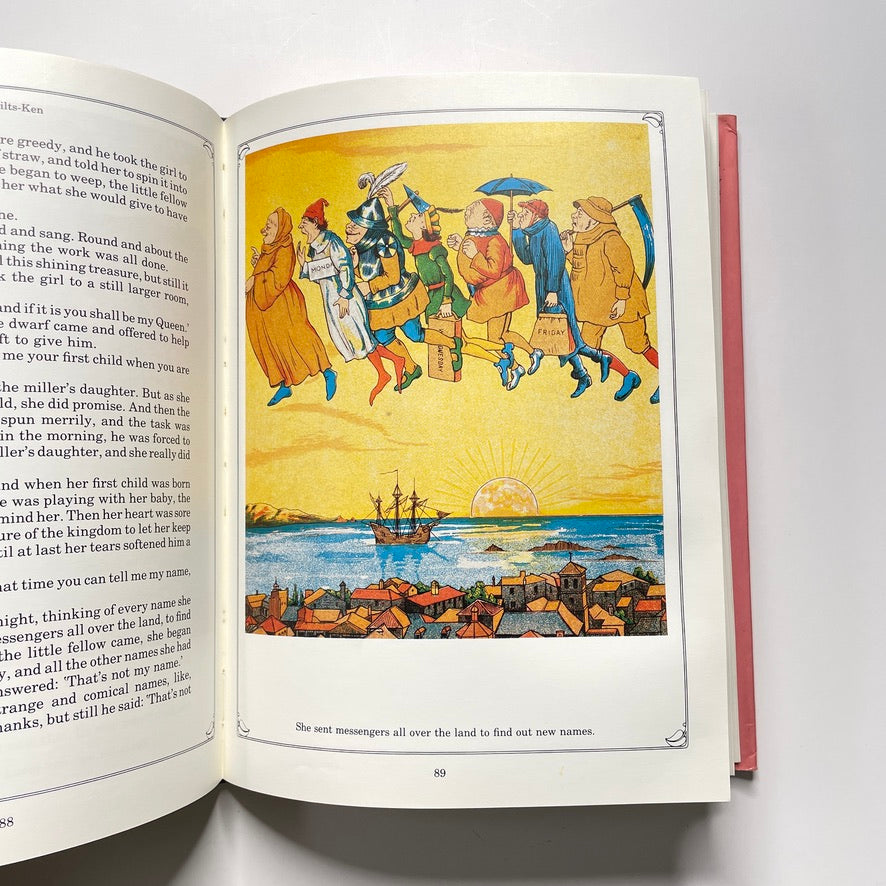 Treasury of Fairy Tales 1986 Illustrated Hardcover Book