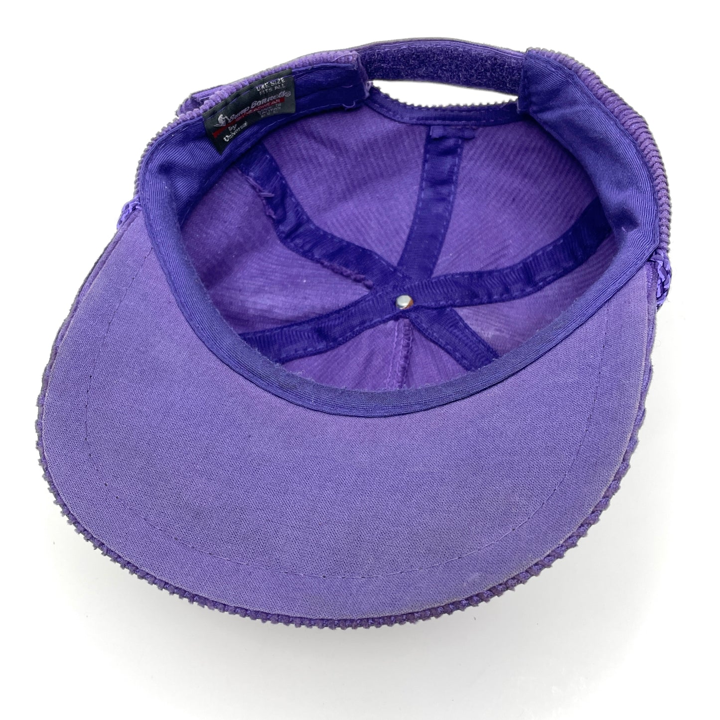 Keystone Ski Resort Corduroy Vintage Velcro Strapback Hat - Purple