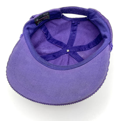 Keystone Ski Resort Corduroy Vintage Velcro Strapback Hat - Purple