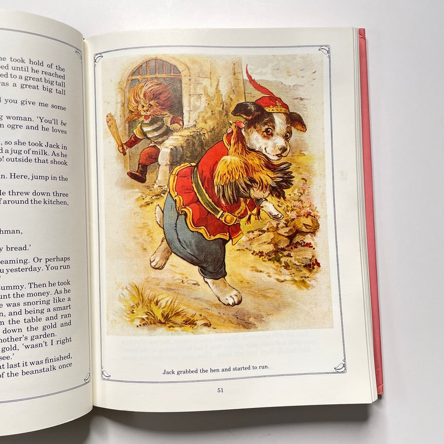 Treasury of Fairy Tales 1986 Illustrated Hardcover Book