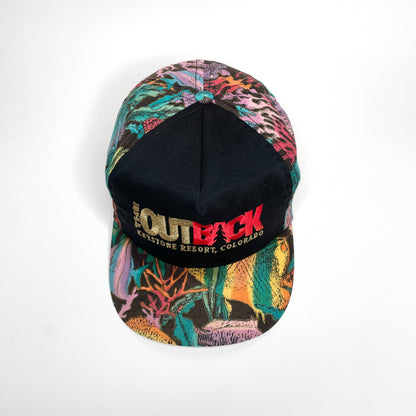 The Outback Keystone Ski Resort Vintage Snapback Hat - Coral