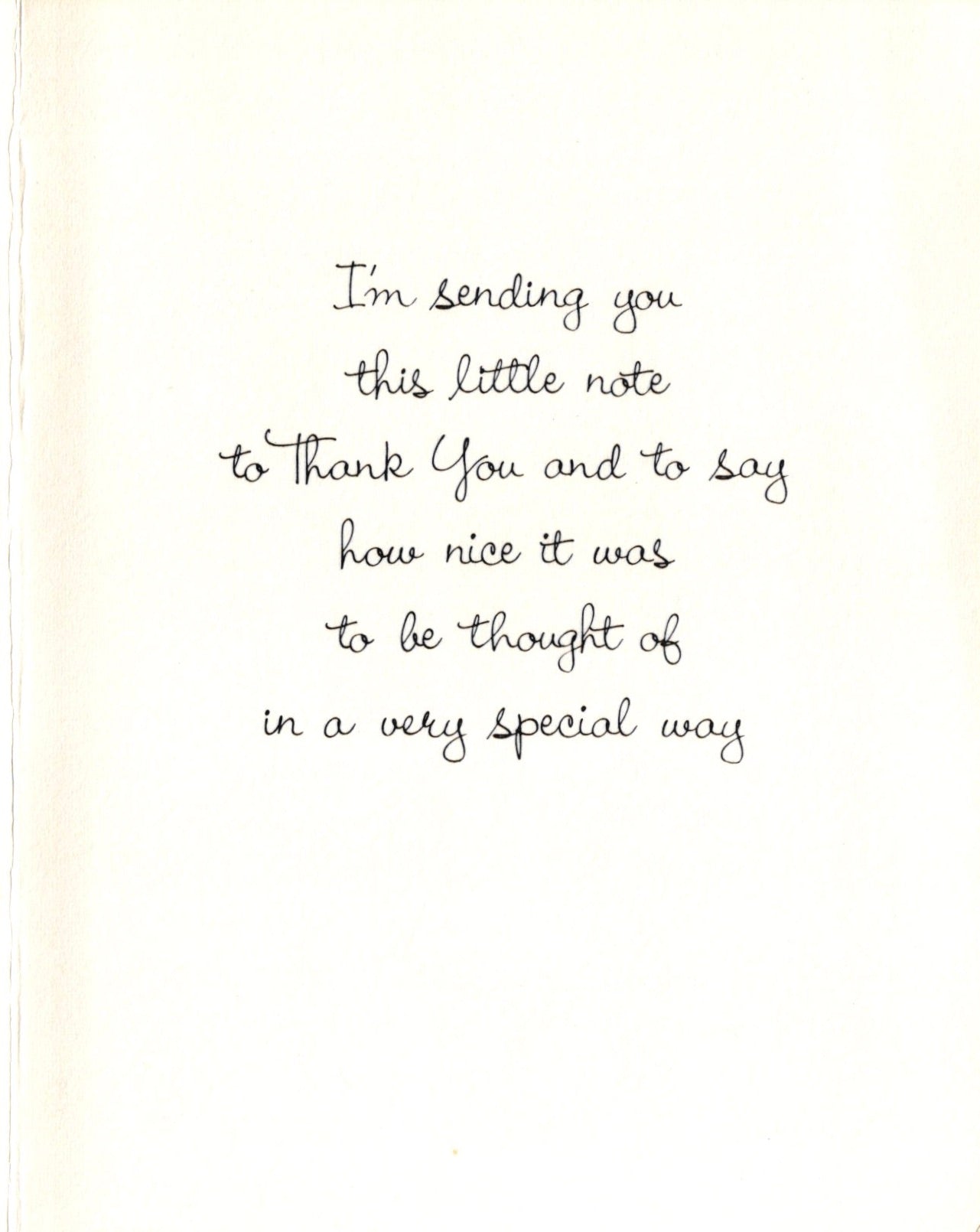 Thank You - Apple Picking - Vintage Greeting Card - 1979 Little Helpers