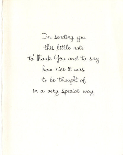 Thank You - Apple Picking - Vintage Greeting Card - 1979 Little Helpers