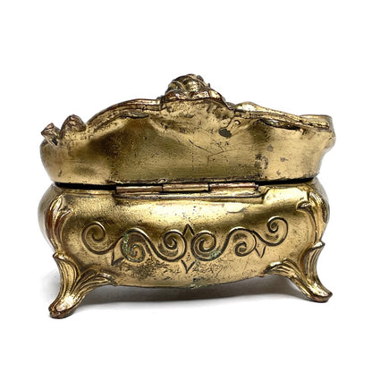 Jenning Bros Antique Openwork Jewelry Casket 104