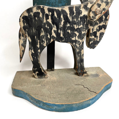 Missouri Mule Mfg. Co. Folk Art Cigarette Dispenser