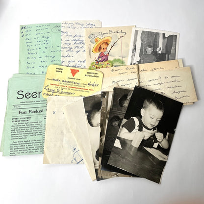 Estate Lot 1950s Connecticut Boy Scouts Letters, Photos & Ephemera