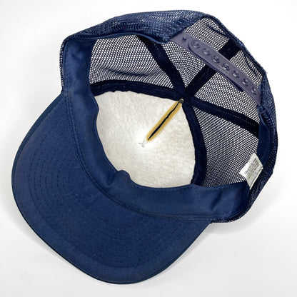 Kenaco Mesh Foam Trucker Hat Vintage Rope Snapback Hat - Navy