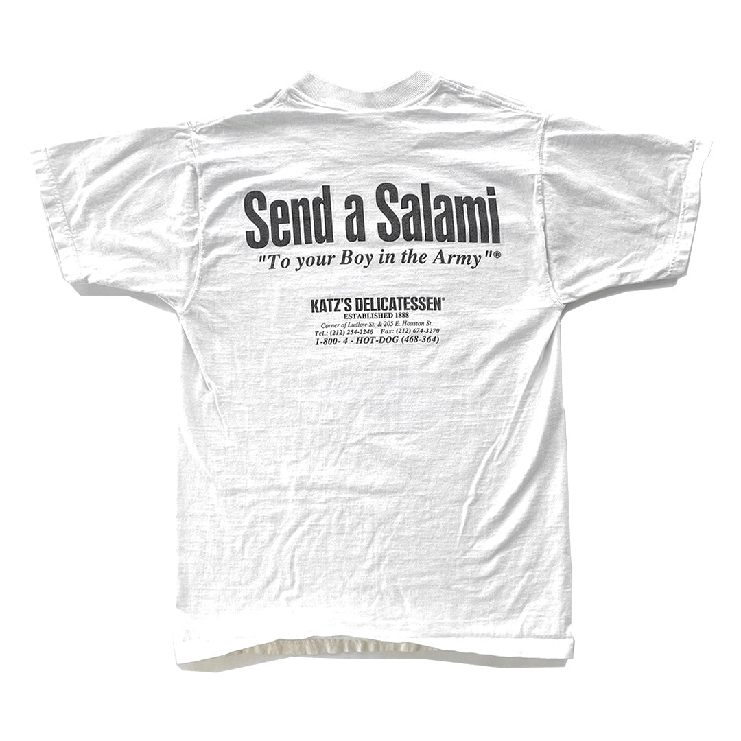 90s Vintage Katz Deli NYC Double-Sided T-Shirt (M)