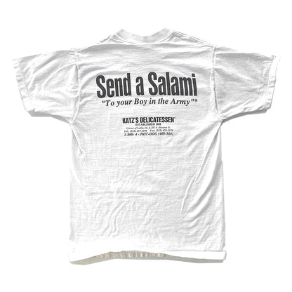 90s Vintage Katz Deli NYC Double-Sided T-Shirt (M)