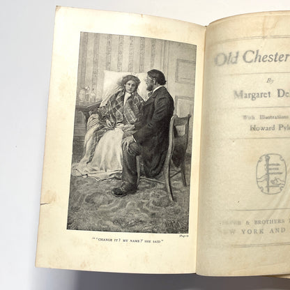 Old Chester Tales by Margaret Deland 1898 New England Short Stories - Antique Hardcover Illustrated
