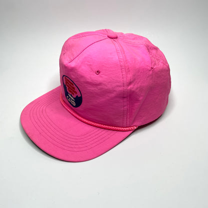 Canon Greater Hartford Open 90s Vintage Strapback Rope Hat - Hot Pink