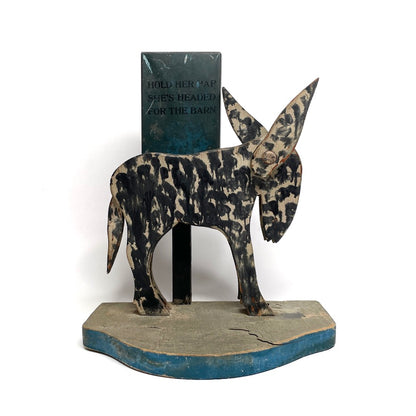 Missouri Mule Mfg. Co. Folk Art Cigarette Dispenser