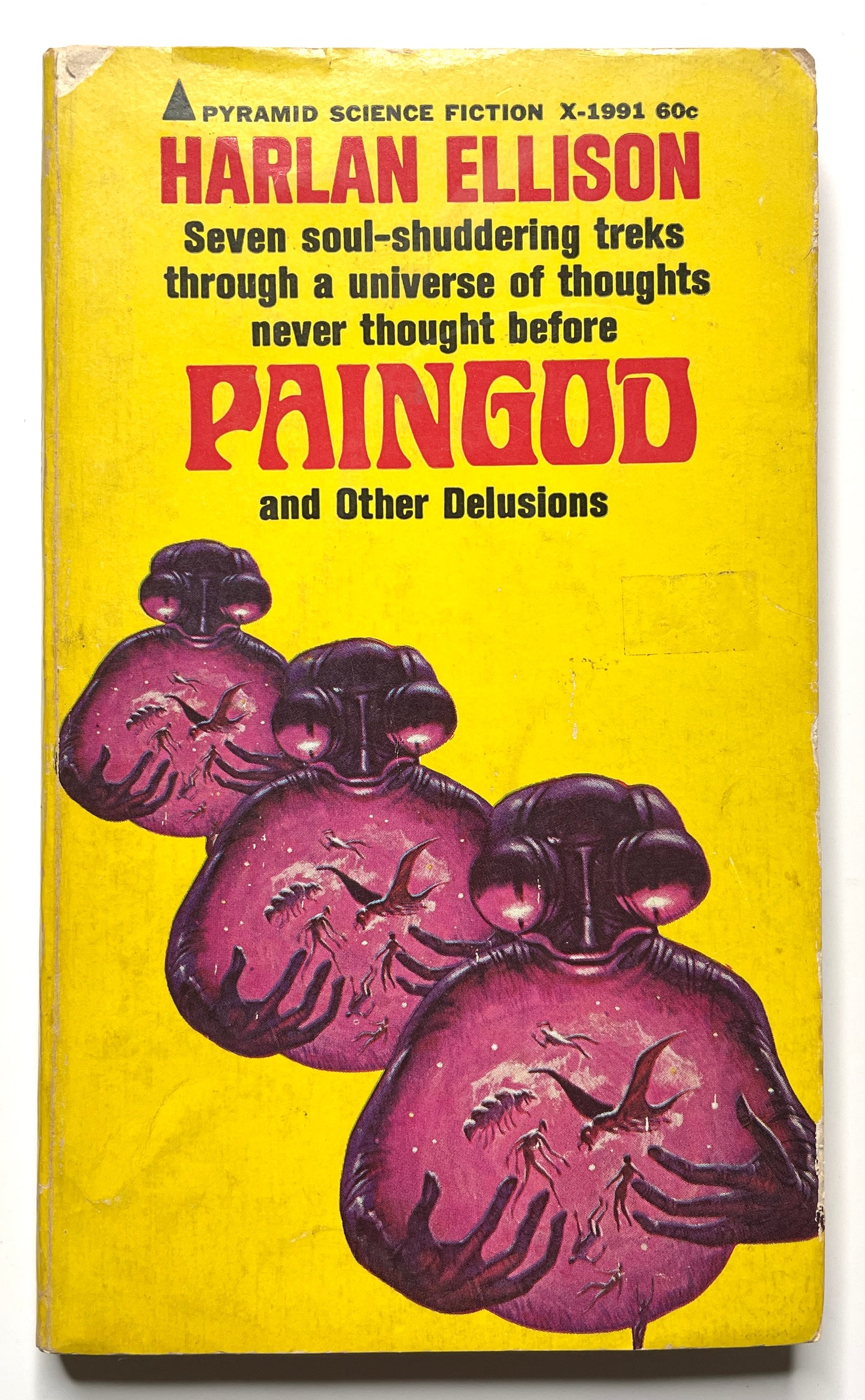 Paingod and Other Delusions by Harlan Ellison (1965) - Vintage 60s Sci-Fi Paperback Book