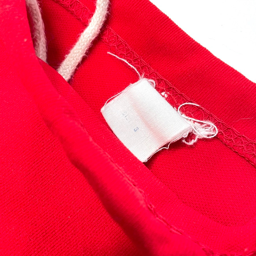 Red & White Athletic Shorty Shorts NB