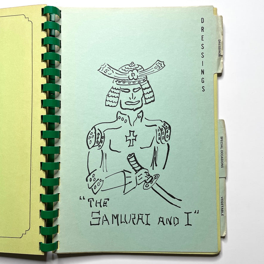 St. John's Divine Salads 1981 Tumon Bay, Guam, Mariana Islands - 80s Vintage Spiral Bound Illustrated Recipe Book