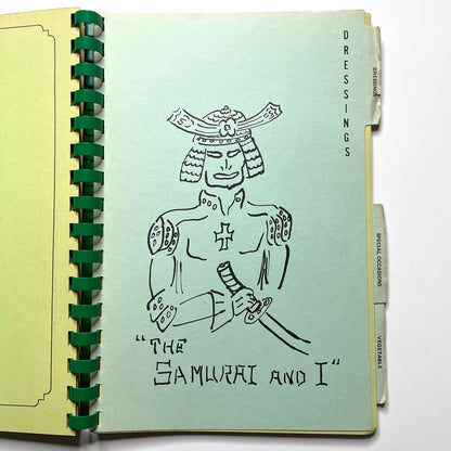 St. John's Divine Salads 1981 Tumon Bay, Guam, Mariana Islands - 80s Vintage Spiral Bound Illustrated Recipe Book