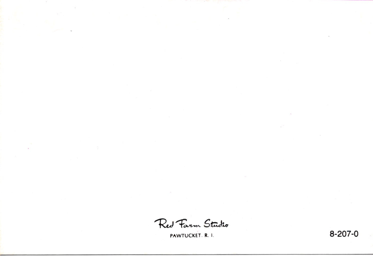 Christmas - Small Note - Vintage Greeting Card