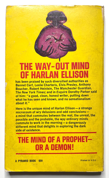 Paingod and Other Delusions by Harlan Ellison (1965) - Vintage 60s Sci-Fi Paperback Book