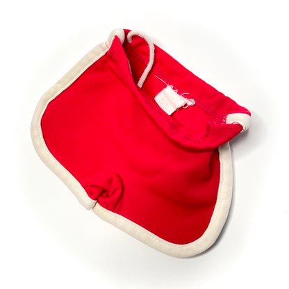 Red & White Athletic Shorty Shorts NB