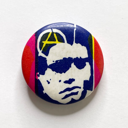 Discharge Punk Band - Anarchy 80s Vintage Pinback Button 1"