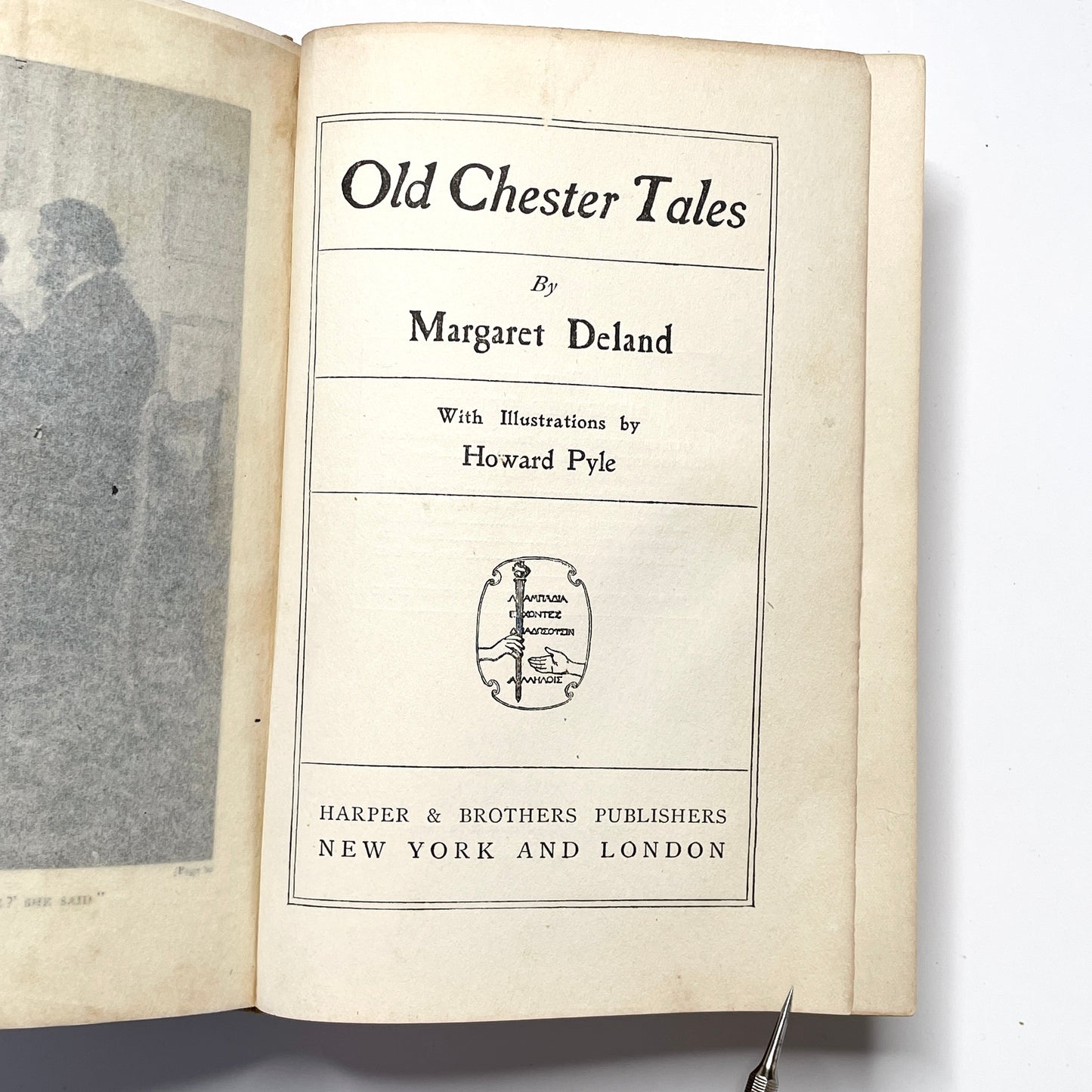 Old Chester Tales by Margaret Deland 1898 New England Short Stories - Antique Hardcover Illustrated
