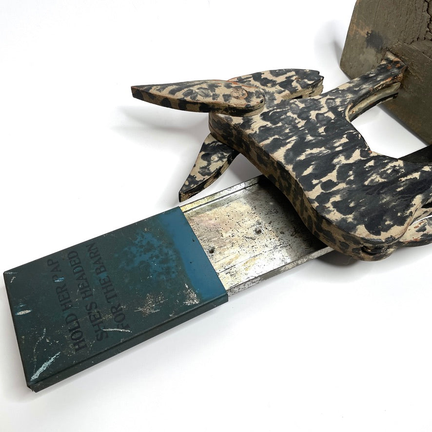 Missouri Mule Mfg. Co. Folk Art Cigarette Dispenser