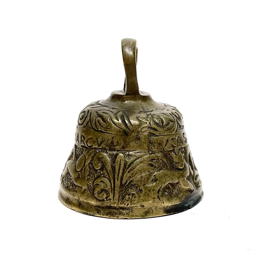Antique Four Evangelists Bronze Sanctuary Bell