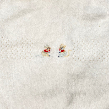 Mouse Friends Embroidery Knit Sweater Shirt 6M