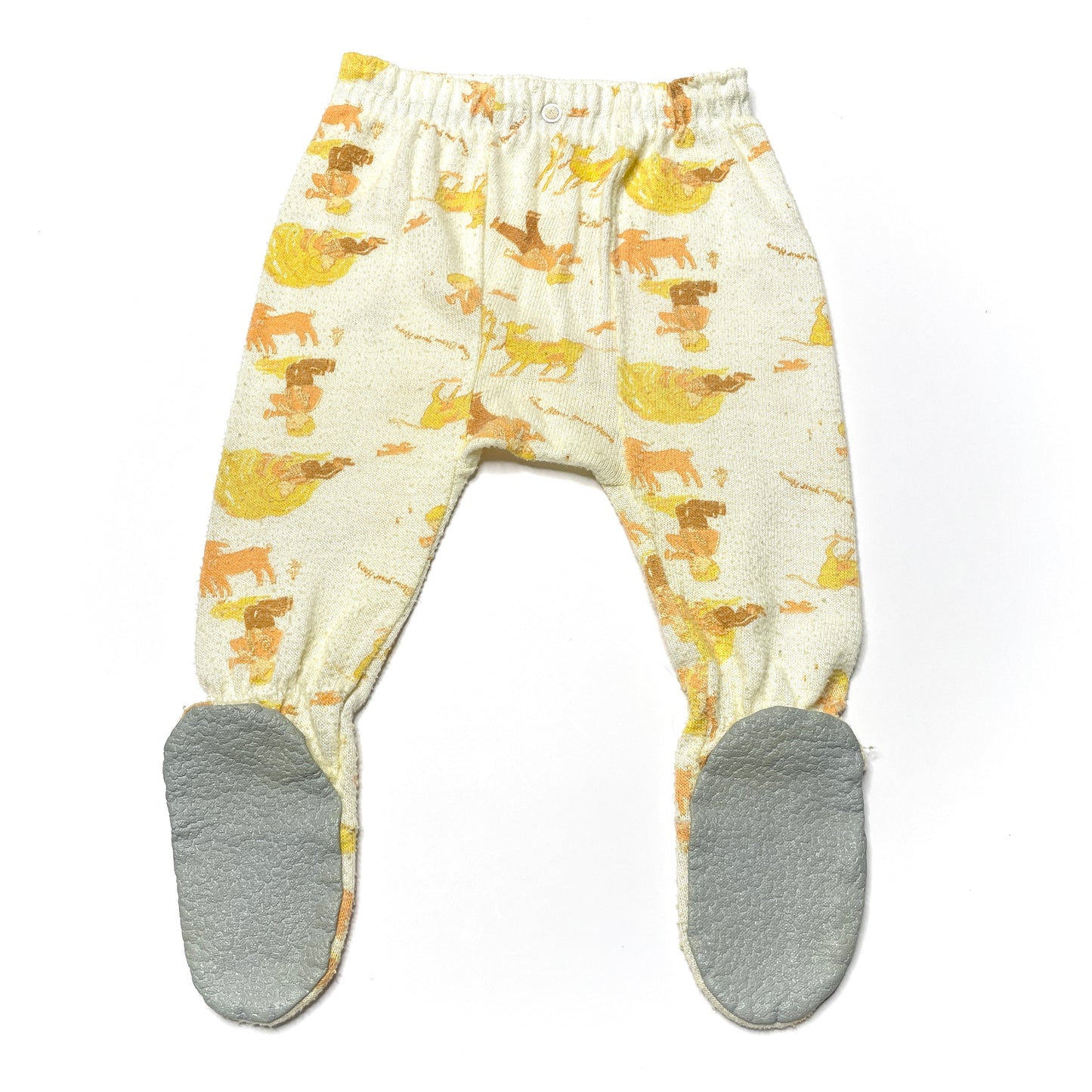Farm Print Two-Piece Footed Pajamas 12M