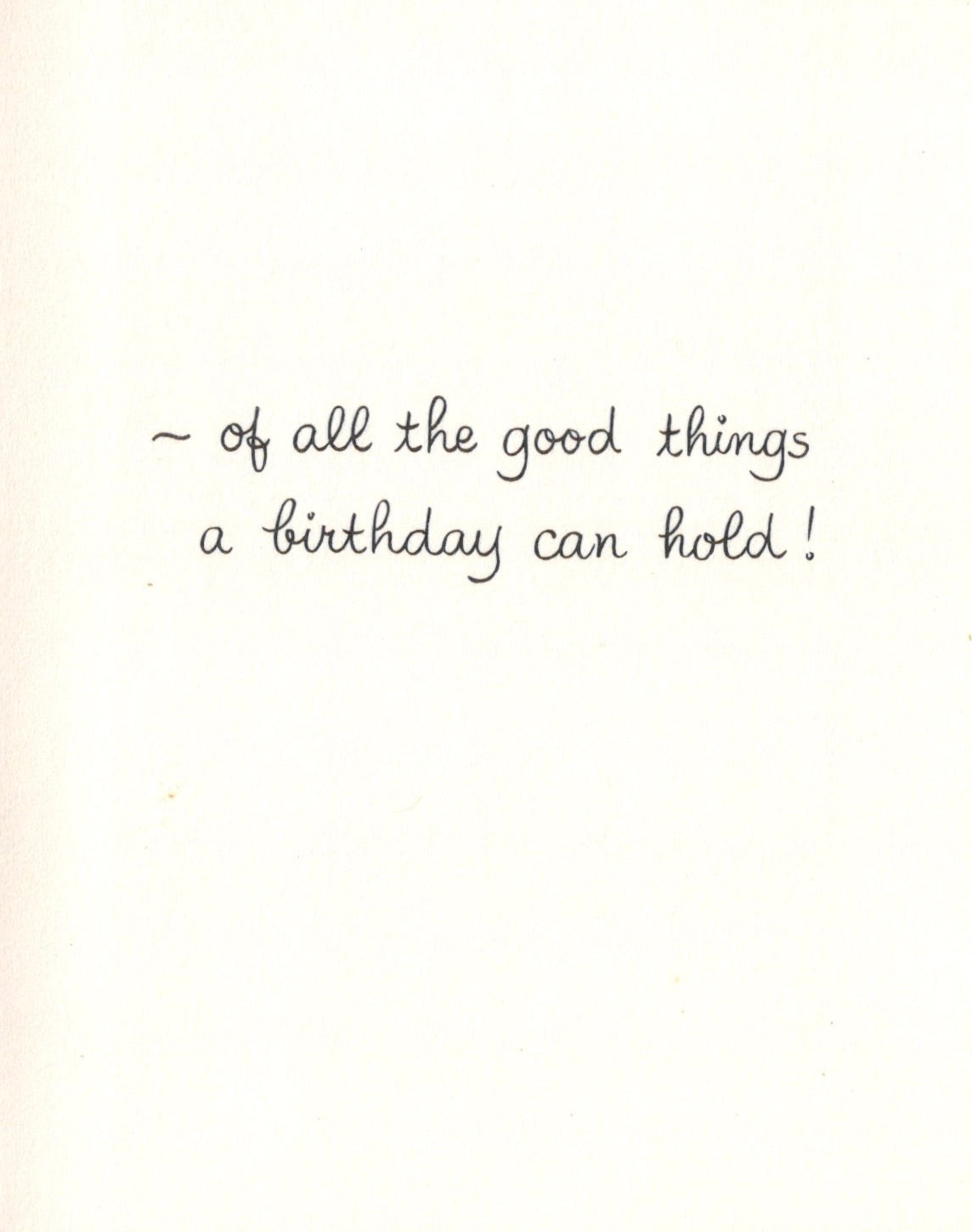 Birthday - Fridge Gal and Kitten - Vintage Greeting Card