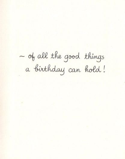 Birthday - Fridge Gal and Kitten - Vintage Greeting Card