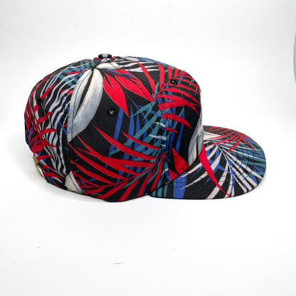 Innisbrook FL Tropical Pattern Vintage Strapback Hat - Palm Fronds