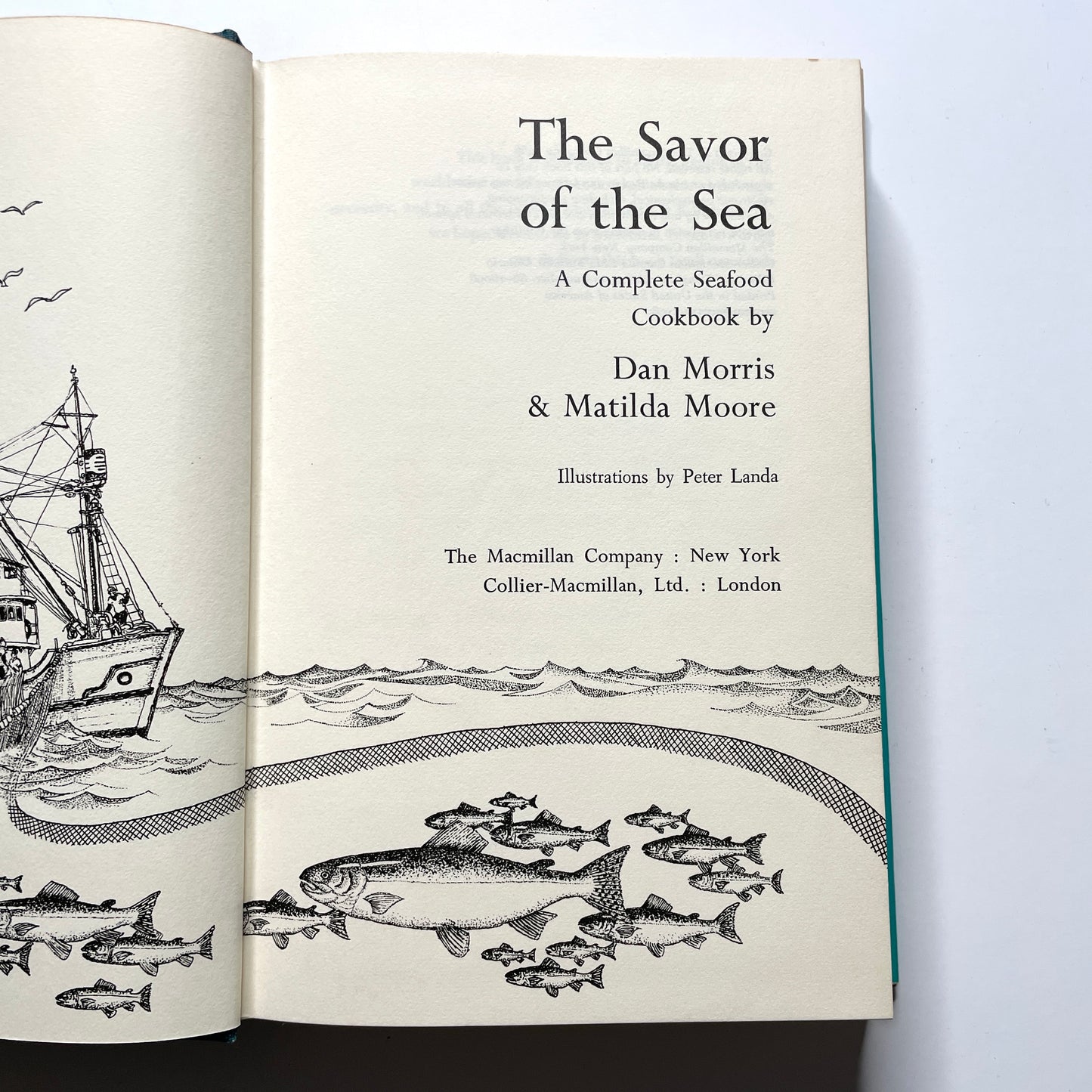 Savor of the Sea Complete Seafood Cookbook 1967 Illustrated Hardcover Book