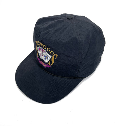 Foxwoods Poker Vintage Rope Snapback Hat - Black