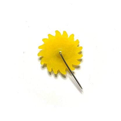 Smiley Face Sun - 60s Vintage Stickpin 0.75"