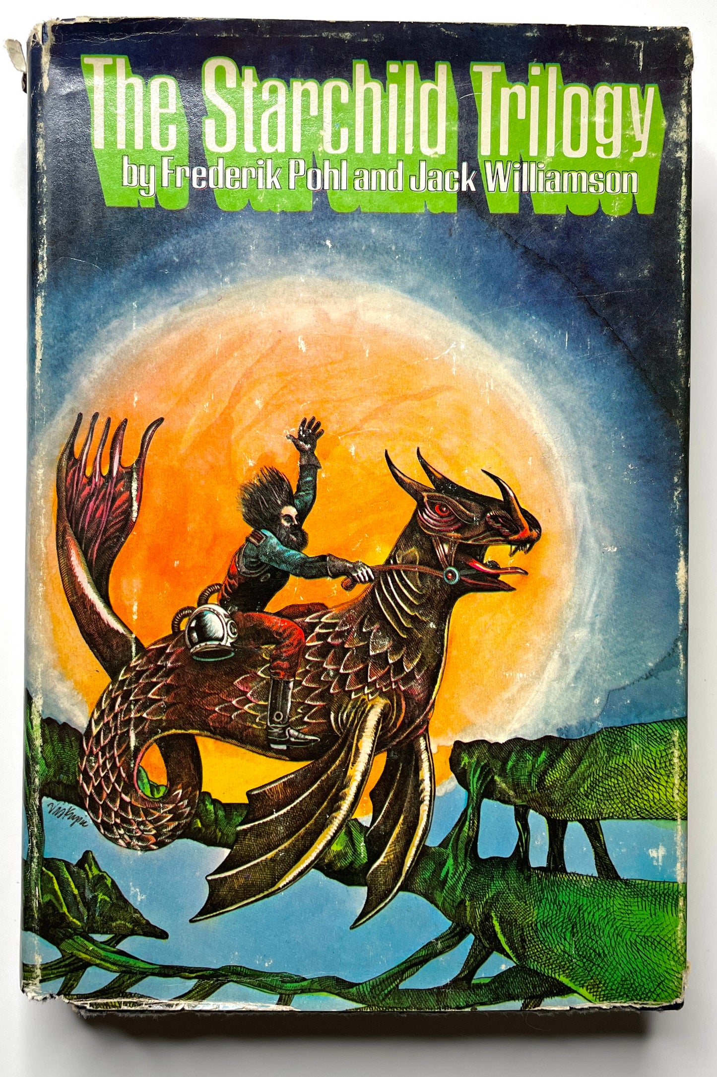 The Starchild Trilogy by Frederik Pohl and Jack Williamson (1969) - Vintage 60s Sci-Fi Hardcover Book