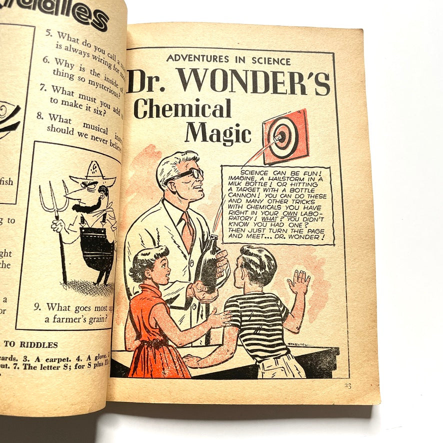 Children's Digest: Reluctant Dragon ft. Dr Suess 1958 Kids Activity Book