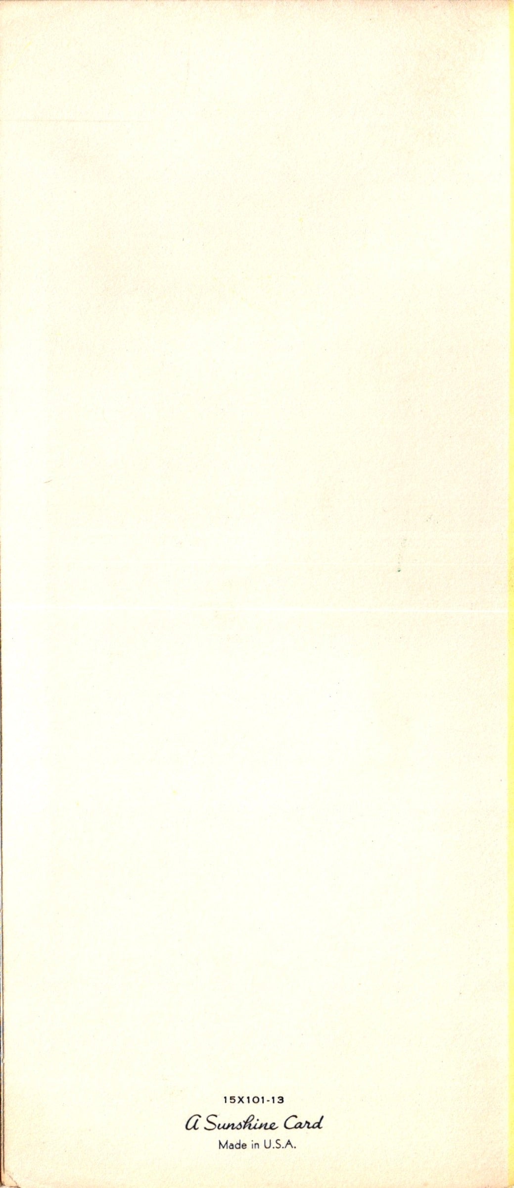 Get Well Soon - Victorian Grandfather Clock - Slim Vintage Greeting Card