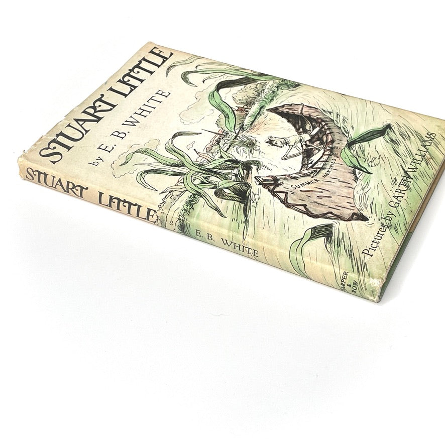 Stuart Little 1945 Illustrated Hardcover Book - Early Print