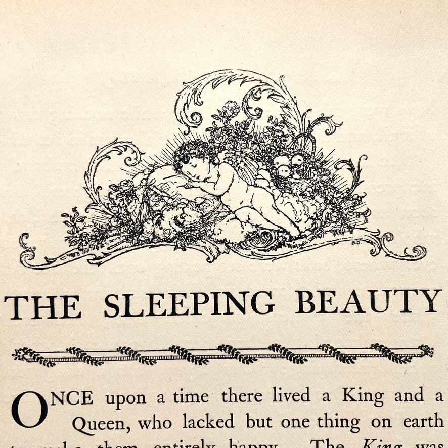 The Sleeping Beauty and Other Fairy Tales c. 1910 - Antique Hardcover, Illustrated