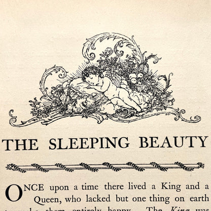 The Sleeping Beauty and Other Fairy Tales c. 1910 - Antique Hardcover, Illustrated