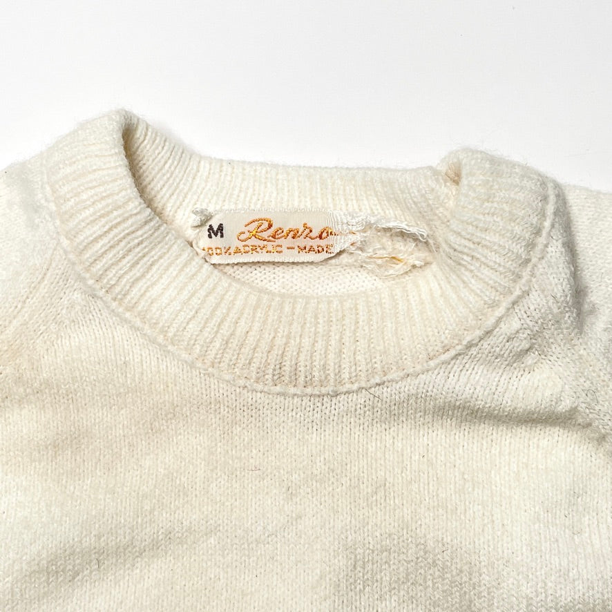 Mouse Friends Embroidery Knit Sweater Shirt 6M