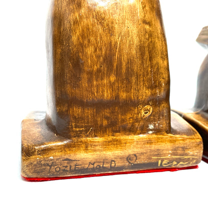 Yozie Mold Midcentury 'Medieval Monks' Bookends