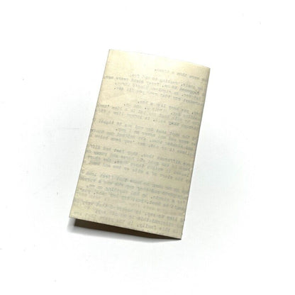 Handwritten Typewriter Poem Signed MCK Bill 1893